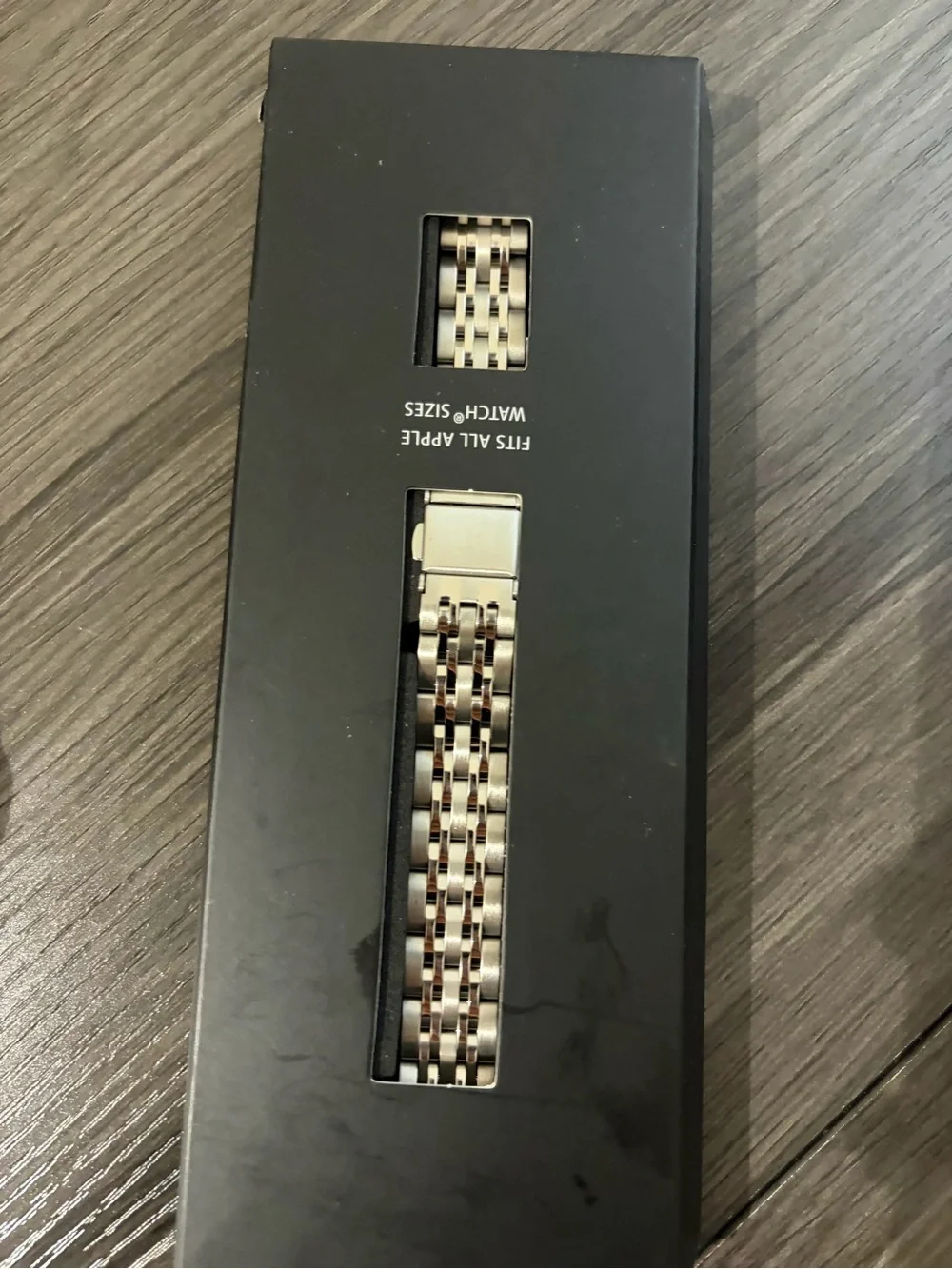 Stainless Steel Silver Link Watch Band for Apple Watch - Men Accessories